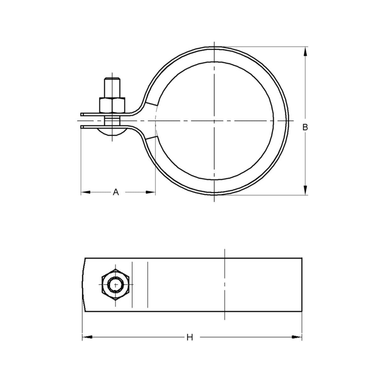 VVS rørbøjle med gummi | Erik Larsen & Søn | Rørbøjler | Foto 2