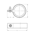 VVS rørbøjle med gummi | Erik Larsen & Søn | Rørbøjler | Foto 2