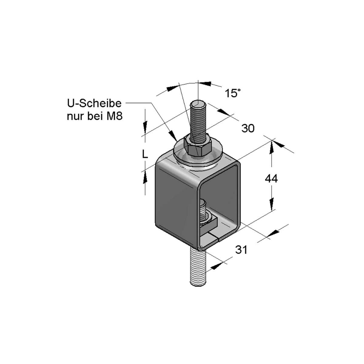 Justerbart pendulophæng | Erik Larsen & Søn | Beslag til rørbøjler | Foto 2