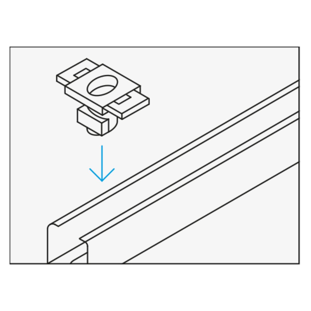 EZP - Skinnemøtrik med vinger | Erik Larsen & Søn | Profilmøtrikker | Foto 4