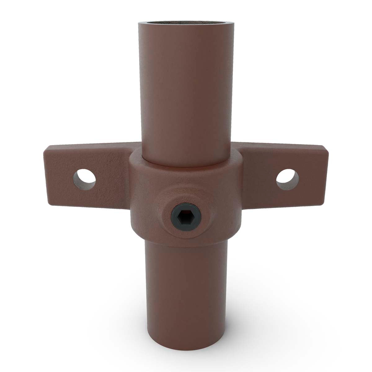 Dobbeltsidet Clarrods flangebeslag, Vintage Brown - CL198-VB | Erik Larsen & Søn | Clarrods Vintage Brown | Foto 1