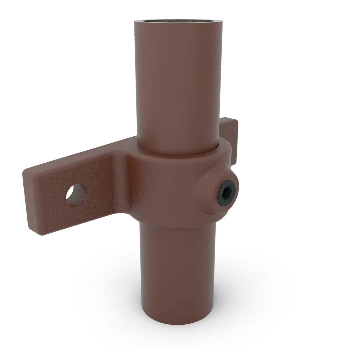 Dobbeltsidet Clarrods flangebeslag, Vintage Brown - CL198-VB | Erik Larsen & Søn | Clarrods Vintage Brown | Foto 3