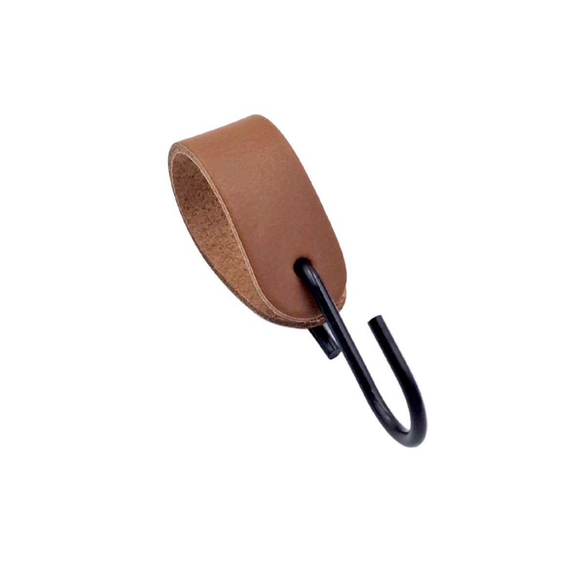 s-krog med lys brun læderstrop