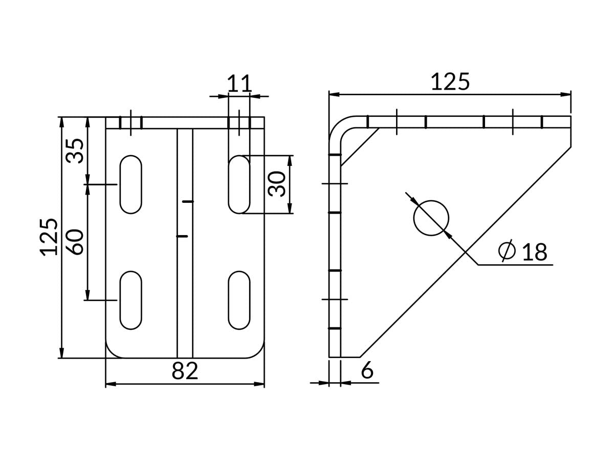 OGCLKZKE - CERTA KE LKZ vinkelbeslag | Certa | Beslag til HD skinnesystem | Foto 2