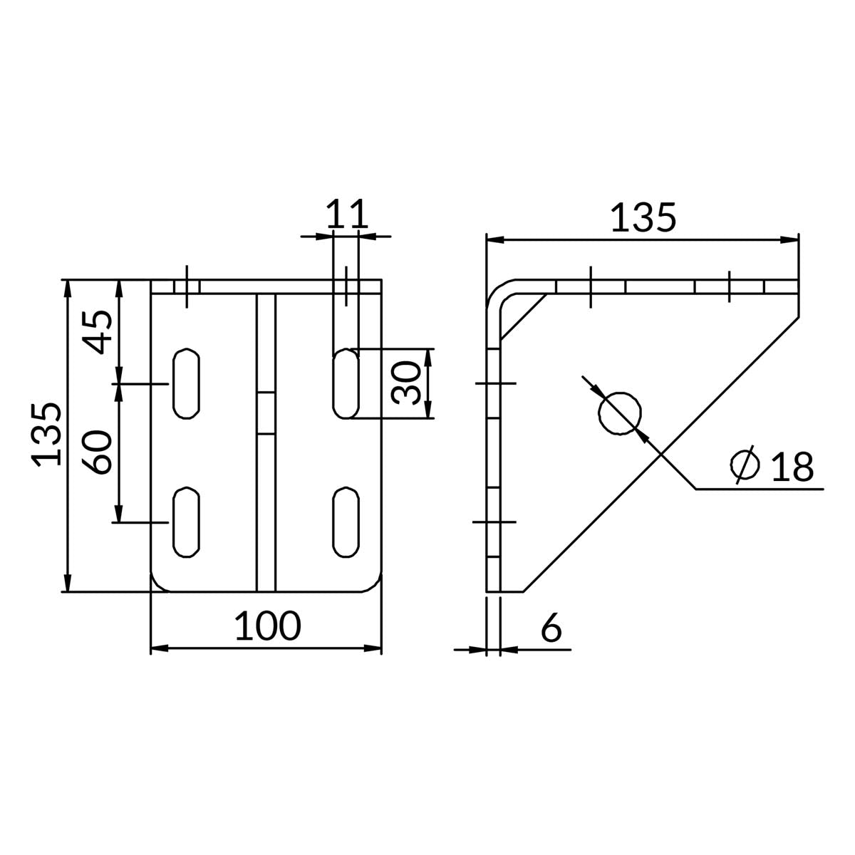 OGCLKZKJ - CERTA KJ LKZ vinkelbeslag | Certa | Beslag til HD skinnesystem | Foto 2
