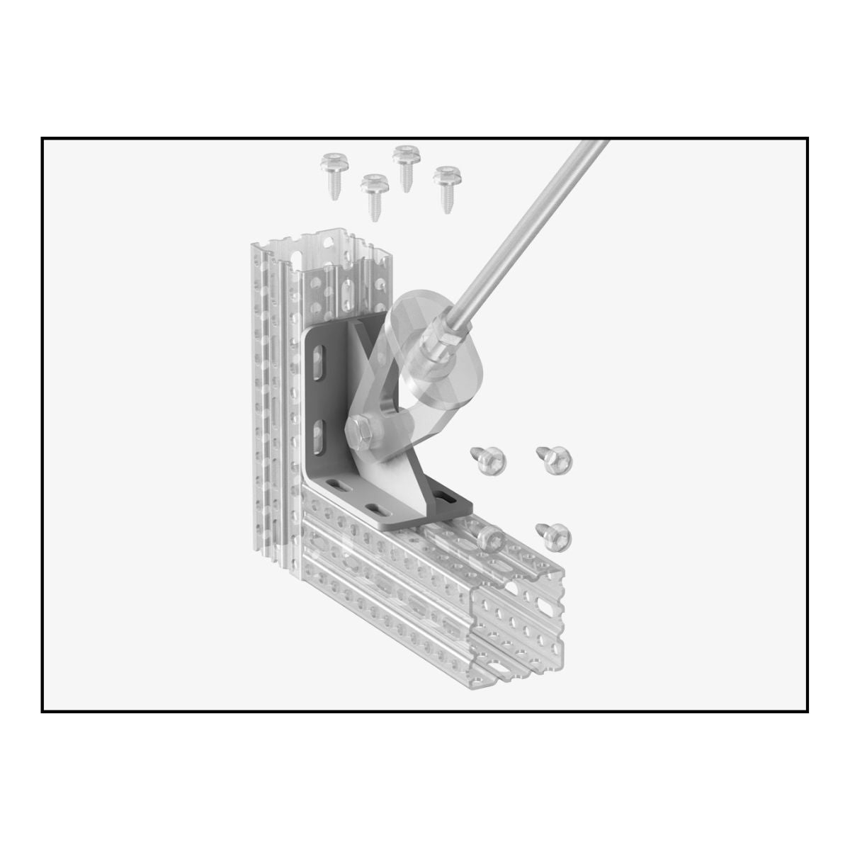 OGCLKZKJ - CERTA KJ LKZ vinkelbeslag | Certa | Beslag til HD skinnesystem | Foto 4