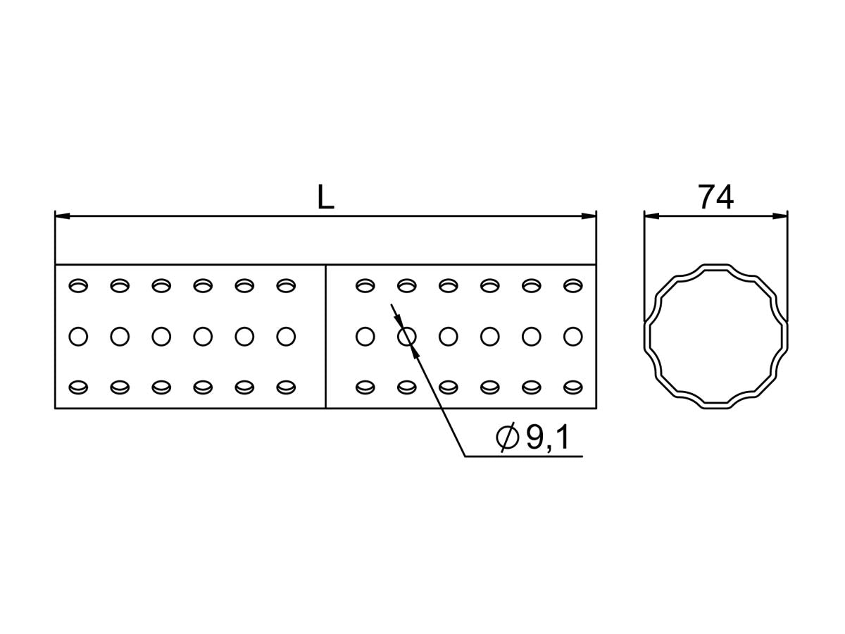 OGCLWKE - CERTA KE LW indvendig skinnesamling | Certa | Beslag til HD skinnesystem | Foto 2