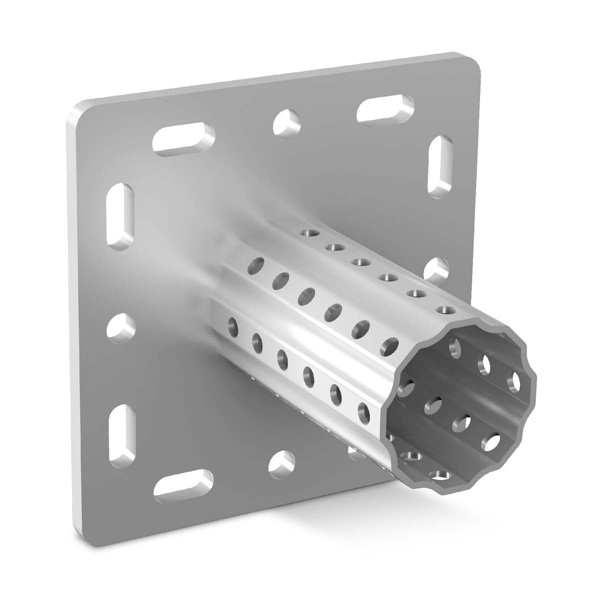 OGCS200KE - CERTA KE S200 fodflange | Certa | Beslag til HD skinnesystem | Foto 1