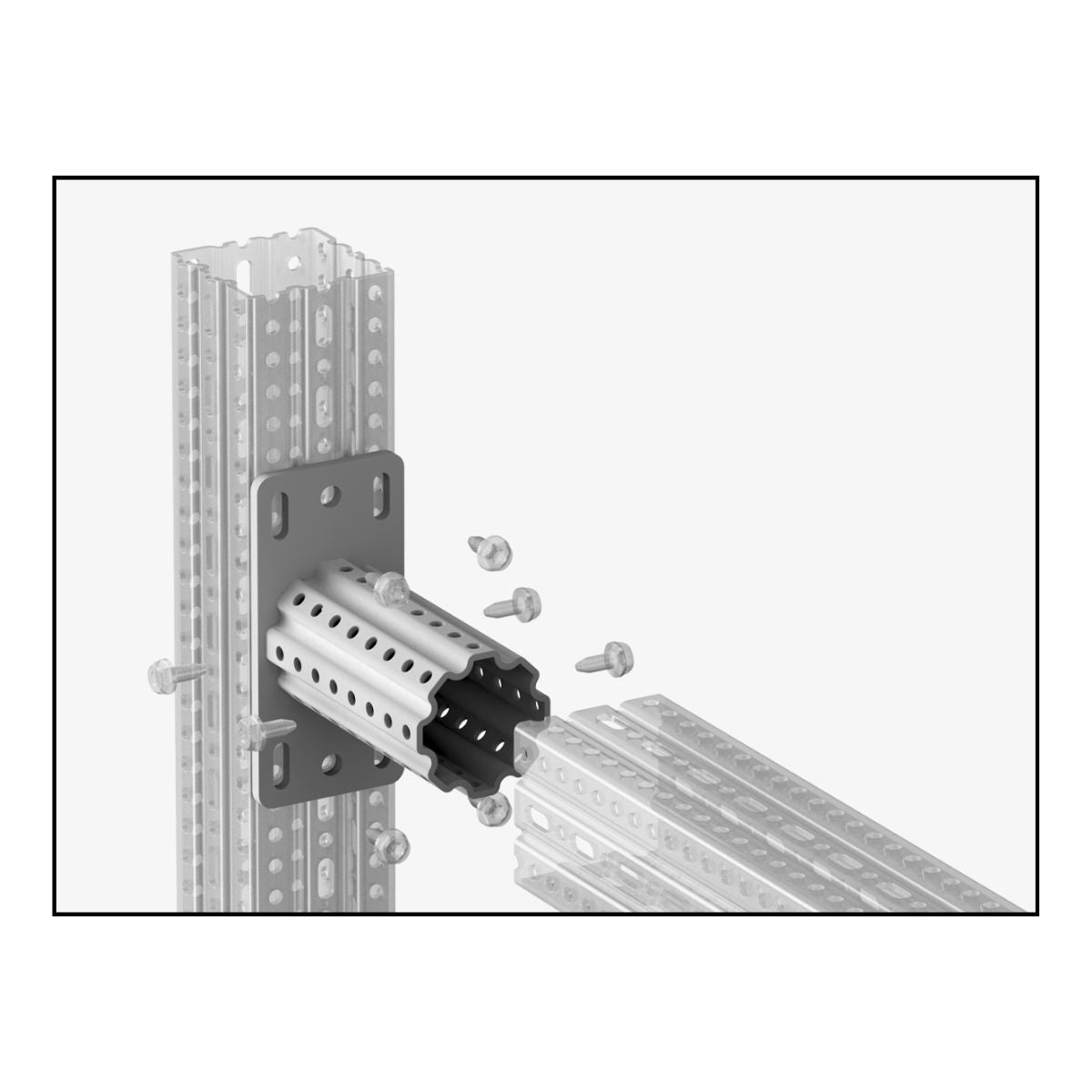 OGCSKE - CERTA KE S fodflange | Certa | Beslag til HD skinnesystem | Foto 4