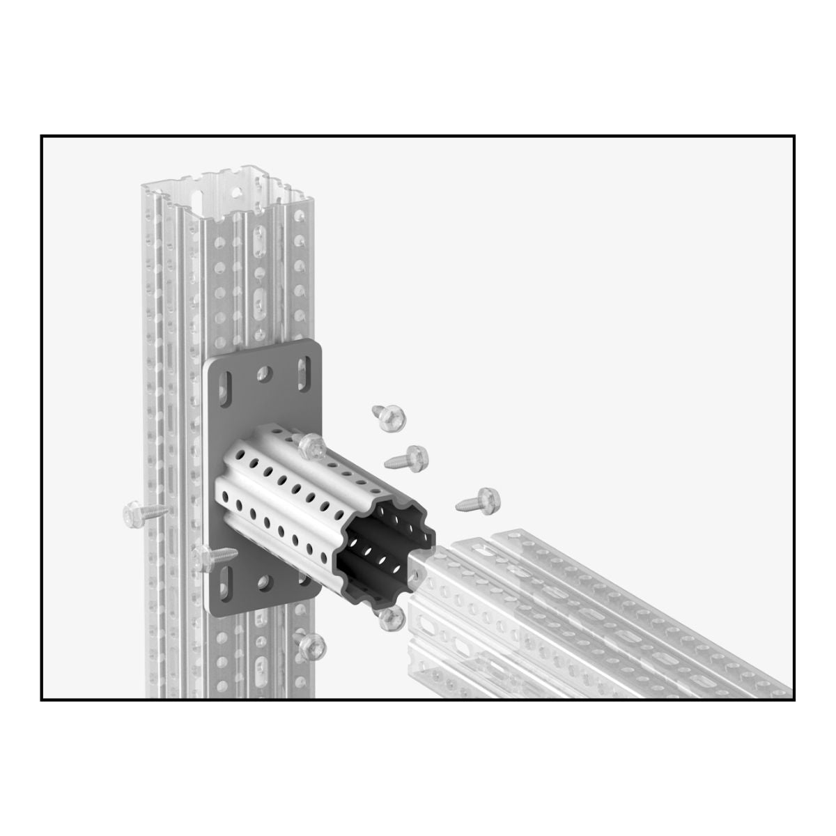 OGCSKJ - CERTA KJ S fodflange | Certa | Beslag til HD skinnesystem | Foto 4