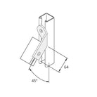 P1191 - Vinkelbeslag 45 gr. | Unistrut | Beslag til skinnesystemer | Foto 1