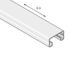 Let 41x21 mm profilskinne uden huller