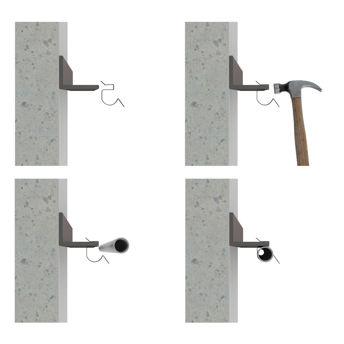 Bjælkeklemme til kabelføring | Erik Larsen & Søn | Beslag til rørbøjler | Foto 2