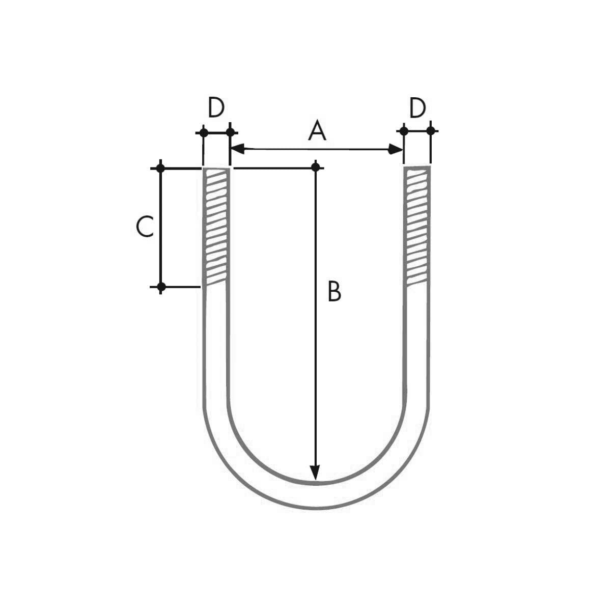 UBS U-bolt/Hårnål | Erik Larsen & Søn