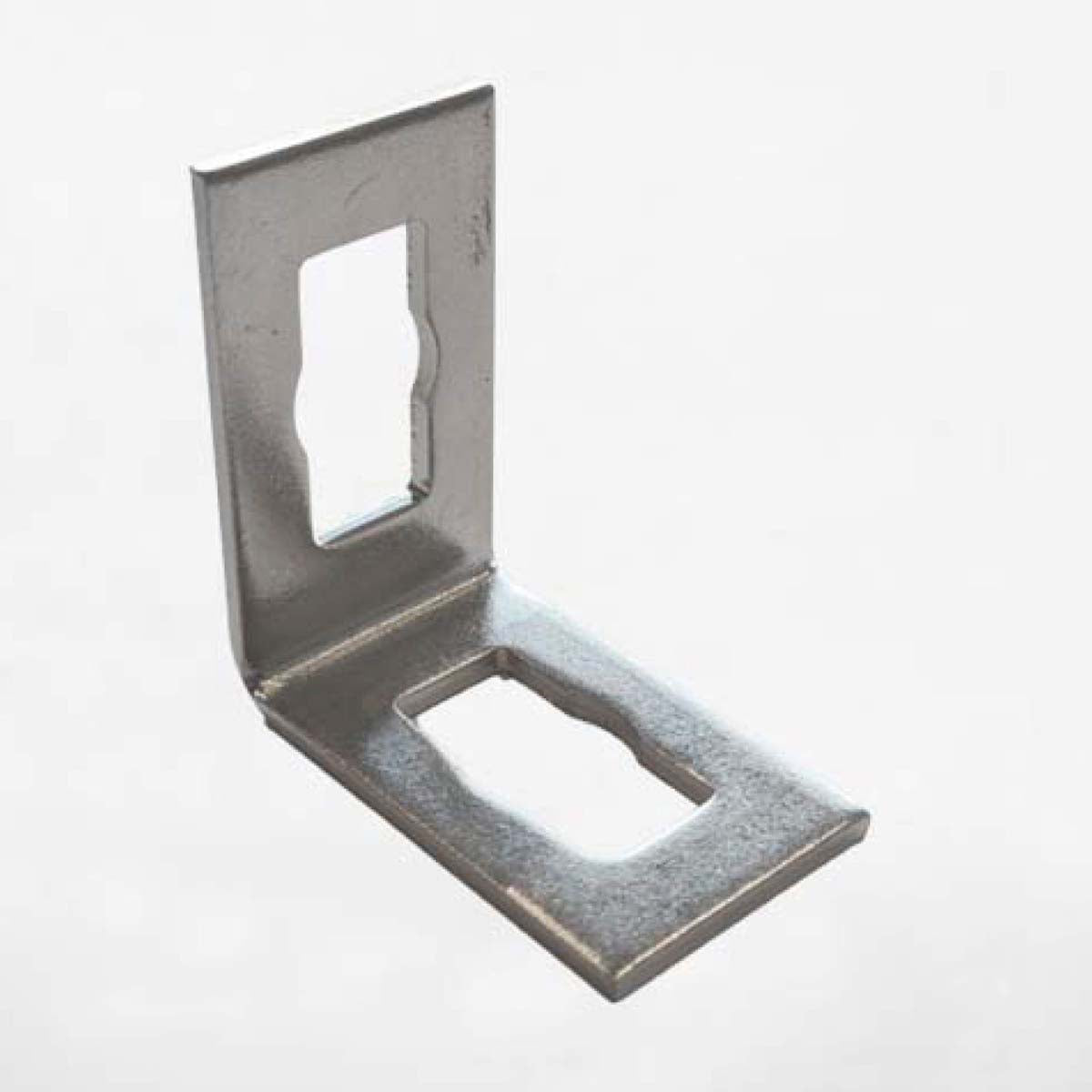 UNI1 2-huls vinkelbeslag 90 gr. | Erik Larsen & Søn | Beslag til skinnesystemer | Foto 1