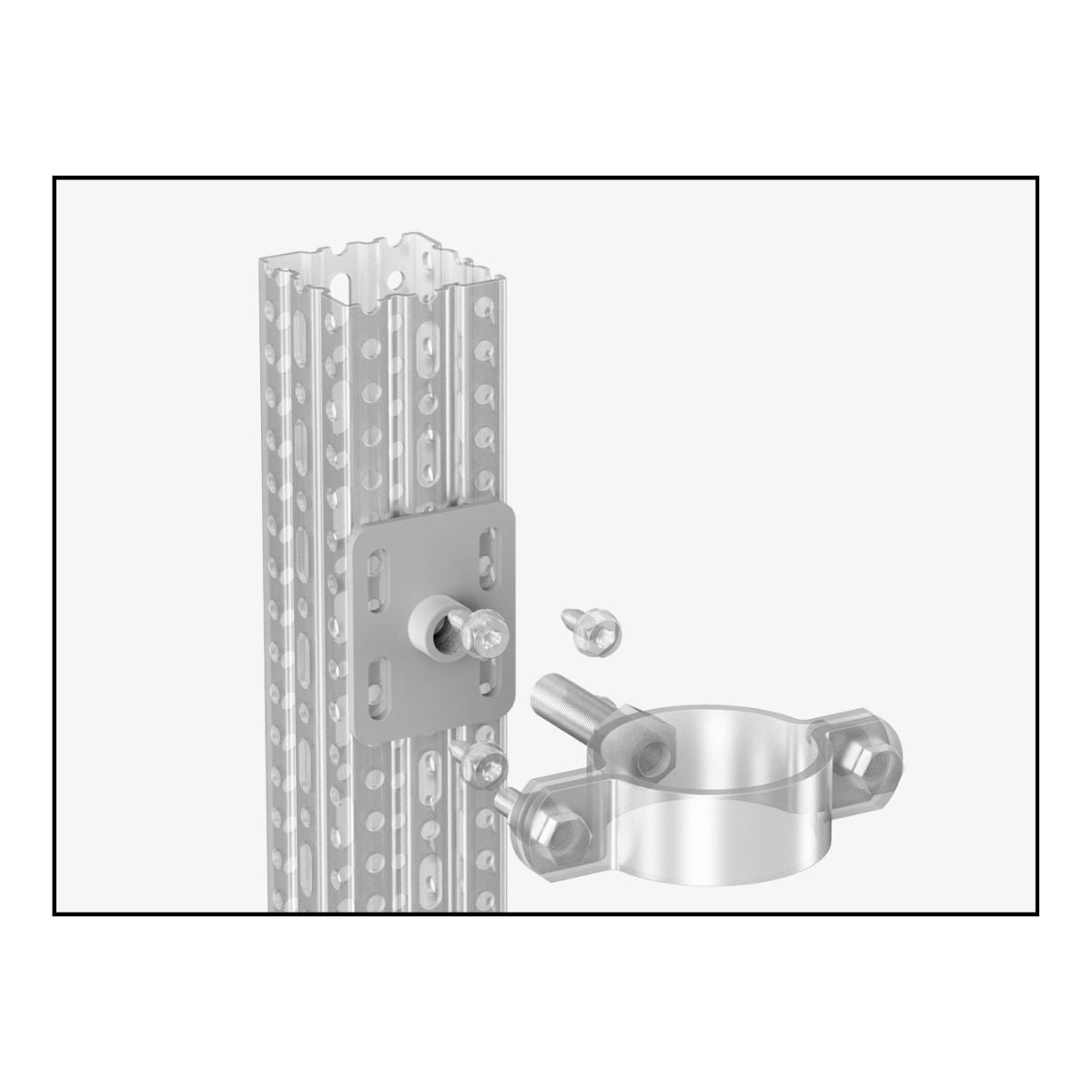 XPCPMKE - CERTA KE PM 4-huls bagplade | Certa | Beslag til HD skinnesystem | Foto 4