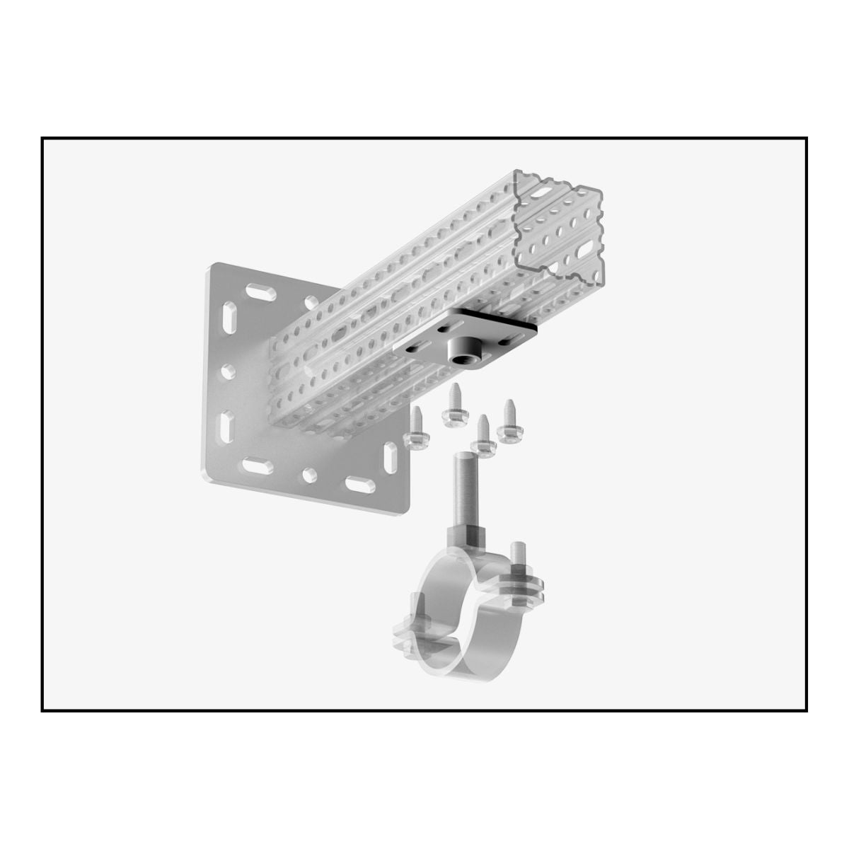 XPCPMKE - CERTA KE PM 2-huls bagplade | Certa | Beslag til HD skinnesystem | Foto 3