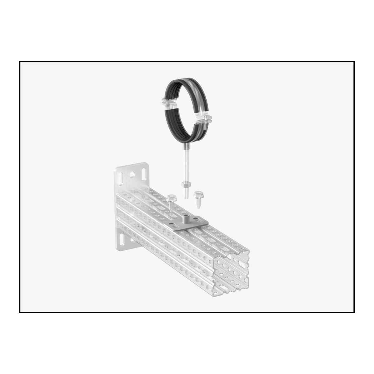 XPCPMKE - CERTA KE PM 2-huls bagplade | Certa | Beslag til HD skinnesystem | Foto 5