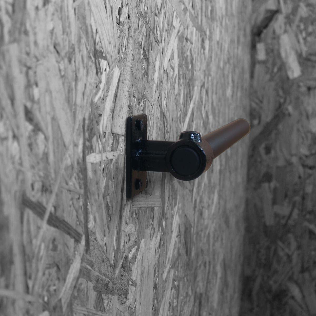 Clarrods no 2 vægophæng i sort vandrør uden gevind