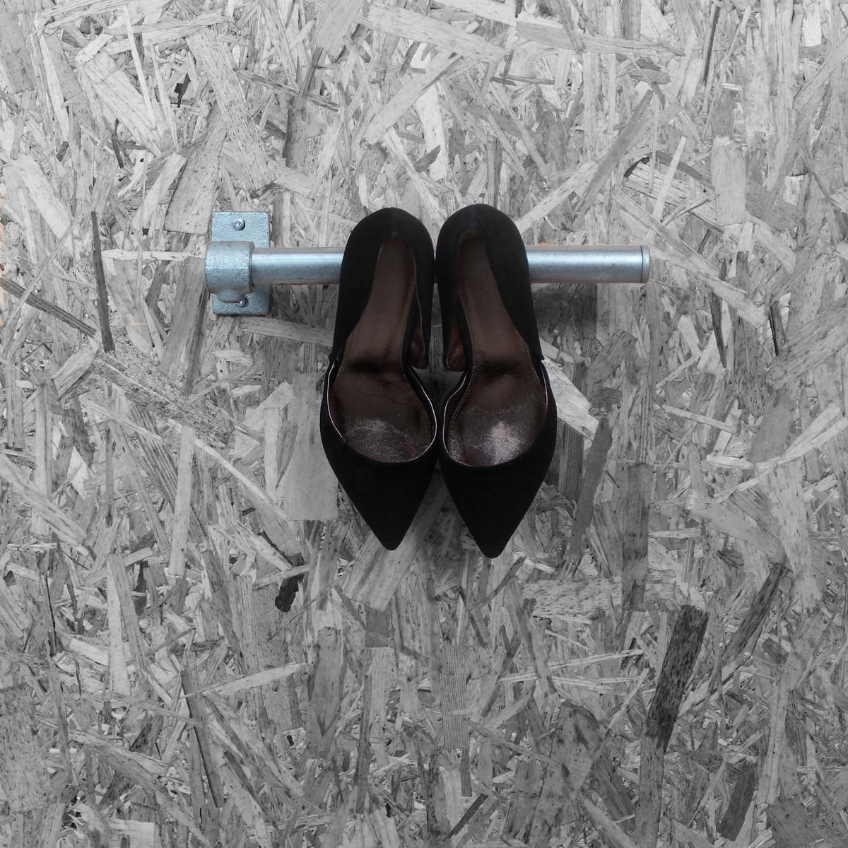 Skoopbevaring i galvaniseret vandrør uden gevind | Clarrods no 2 vægophæng