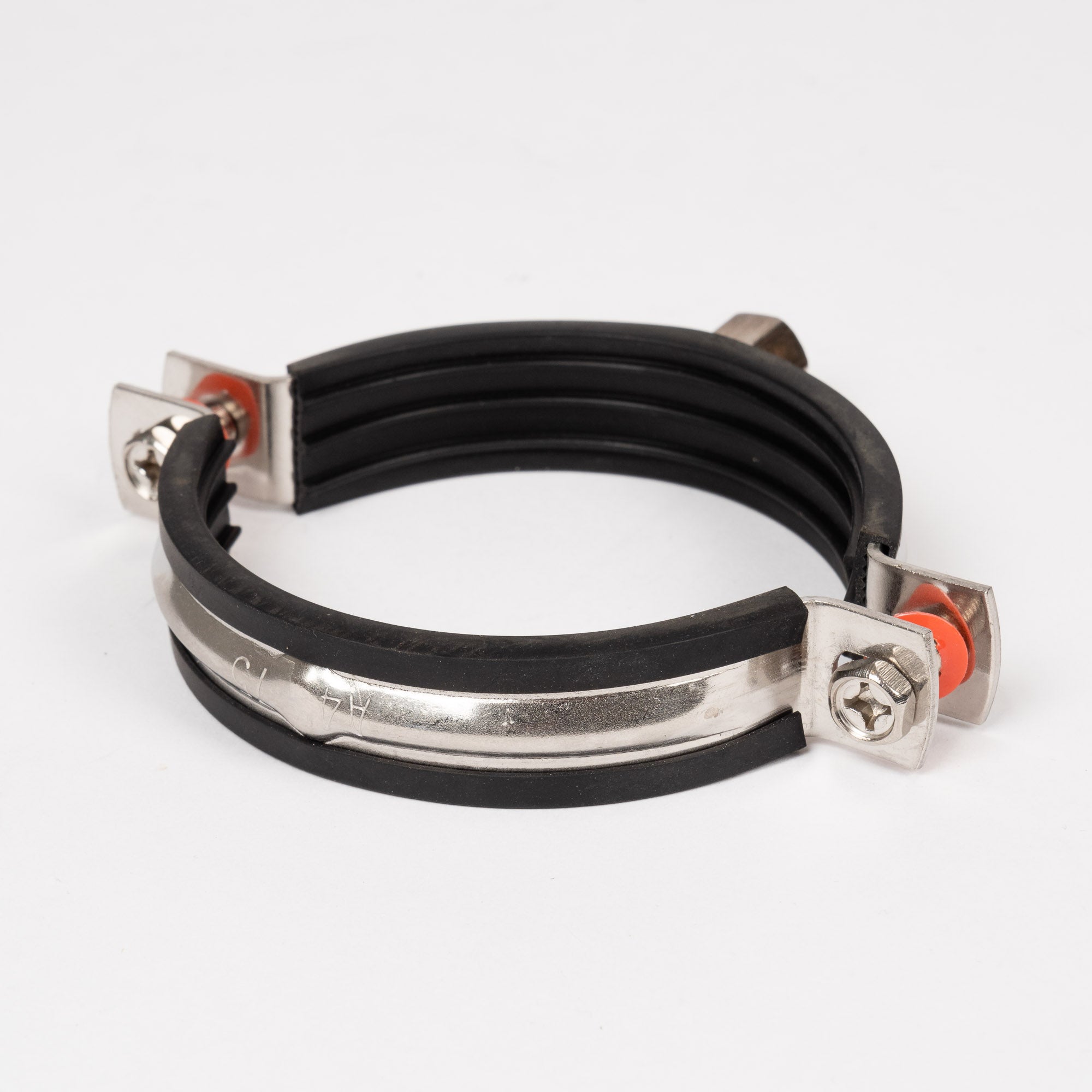 ABRIA4 - Syrefast (A4) rørbøjle m/gummi, M8/M10 tilslutning | Erik Larsen & Søn | Rørbøjler | Foto 3