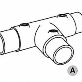 T-stykke - Clarrods Clamps CL104 | Erik Larsen & Søn | Clarrods | Foto 3
