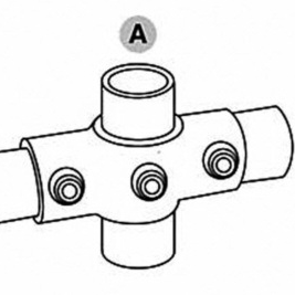 2-vejs kryds - Clarrods Clamps CL119 | Erik Larsen & Søn | Clarrods | Foto 3