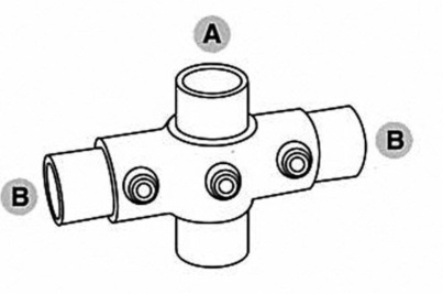2-vejs kryds - Clarrods Clamps CL119 | Erik Larsen & Søn | Clarrods | Foto 3