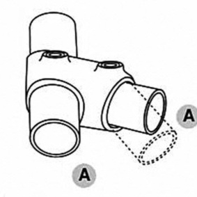 Kort justerbart t-stykke (30°-60°) - Clarrods Clamps CL129 | Erik Larsen & Søn | Clarrods | Foto 5