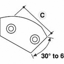 Kort justerbart t-stykke (30°-60°) - Clarrods Clamps CL129 | Erik Larsen & Søn | Clarrods | Foto 6