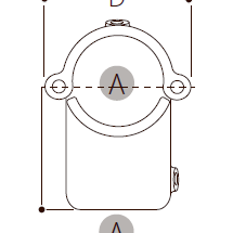 Kort split t-stykke - Clarrods Clamps CL136 | Erik Larsen & Søn | Clarrods | Foto 5
