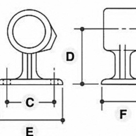 Afstandsholder - Clarrods Clamps CL143 | Erik Larsen & Søn | Clarrods | Foto 4