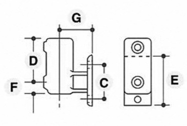Lodret rækværksflange - Clarrods Clamps CL144 | Erik Larsen & Søn | Clarrods | Foto 4