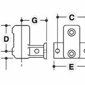 Vandret rækværksflange - Clarrods Clamps CL145 | Erik Larsen & Søn | Clarrods | Foto 4