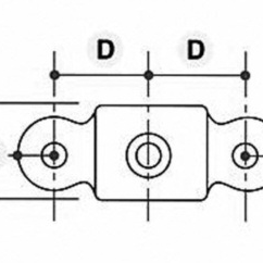 Dobbelt hængselsled, han - Clarrods Clamps CL167M | Erik Larsen & Søn | Clarrods | Foto 4