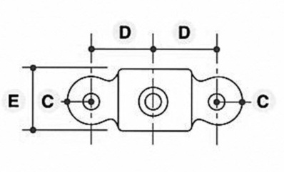Dobbelt hængselsled, han, Clarrods Black - CL167M-B | Erik Larsen & Søn | Clarrods Black | Foto 5