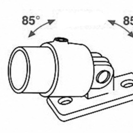 Justerbart basebeslag, Clarrods Black - CL169-B | Erik Larsen & Søn | Clarrods Black | Foto 4