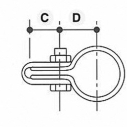 Enkeltsidet hængselsled - Clarrods Clamps CL170 | Erik Larsen & Søn | Clarrods | Foto 5