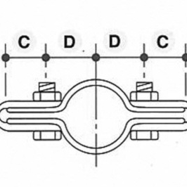 Dobbeltsidet hængselsled - Clarrods Clamps CL171 | Erik Larsen & Søn | Clarrods | Foto 5