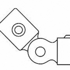 Enkelt hængsel, Clarrods Black - CL173-B | Erik Larsen & Søn | Clarrods Black | Foto 4