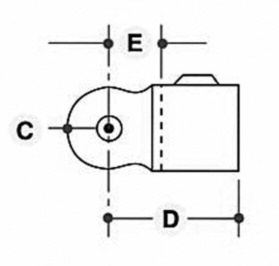 Hængselsled, hun - Clarrods Clamps CL173F | Erik Larsen & Søn | Clarrods | Foto 4