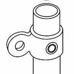 Hængselsled, han, Clarrods Black - CL173M-B | Erik Larsen & Søn | Clarrods Black | Foto 3