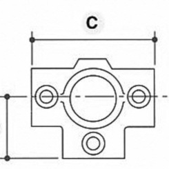 3-vejs kryds, Clarrods Black - CL176-B | Erik Larsen & Søn | Clarrods Black | Foto 5