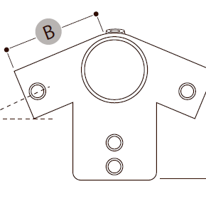 Højderygsfitting - Clarrods Clamps CL191 | Erik Larsen & Søn | Clarrods | Foto 6