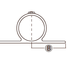 Dobbeltsidet flangebeslag - Clarrods Clamps CL198 | Erik Larsen & Søn | Clarrods | Foto 7