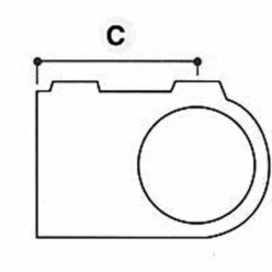 Kort justerbart t-stykke (0°-11°) - Clarrods Clamps CL201 | Erik Larsen & Søn | Clarrods | Foto 4