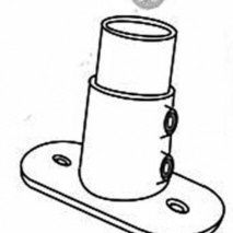 Vinklet justerbar flange (0°-11°) - Clarrods Clamps CL232 | Erik Larsen & Søn | Clarrods | Foto 3