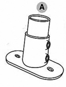 Vinklet justerbar flange (0°-11°) - Clarrods Clamps CL232 | Erik Larsen & Søn | Clarrods | Foto 3