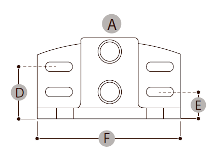 Rækværksflange til fodliste - Clarrods Clamps CL247 | Erik Larsen & Søn | Clarrods | Foto 3
