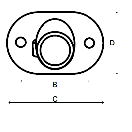 Vinklet justerbar bundflange (11°-29°) - Clarrods Clamps CL252Z | Erik Larsen & Søn | Clarrods | Foto 4